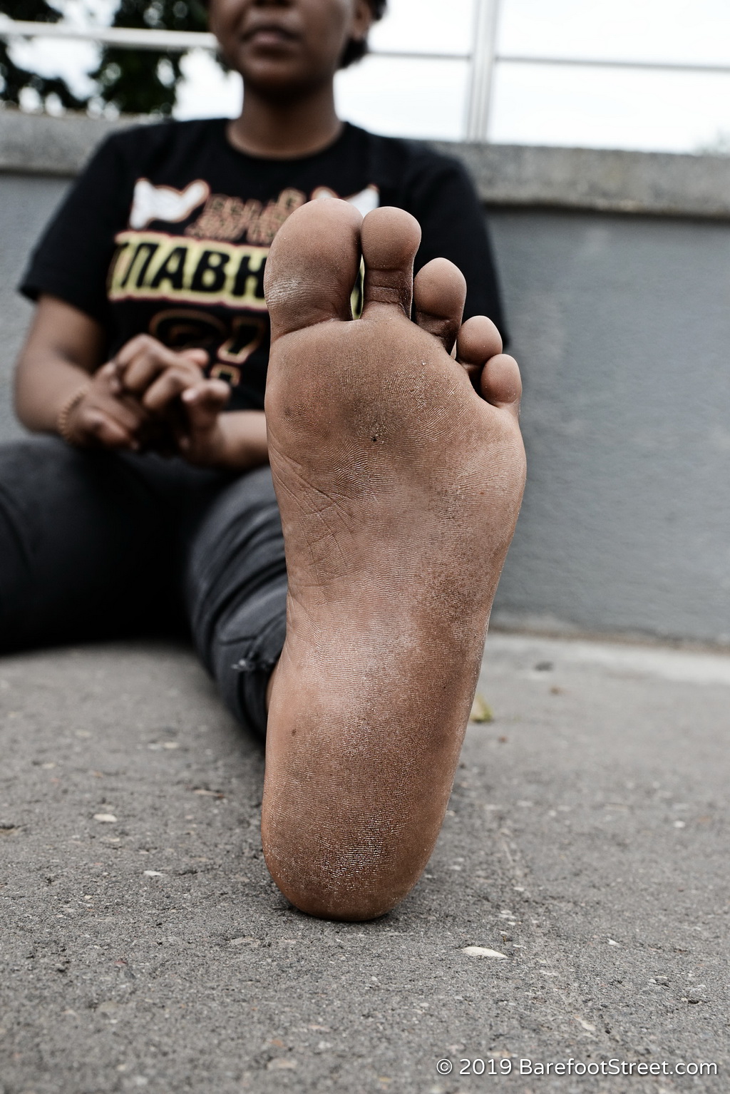 Ebony dirty feet