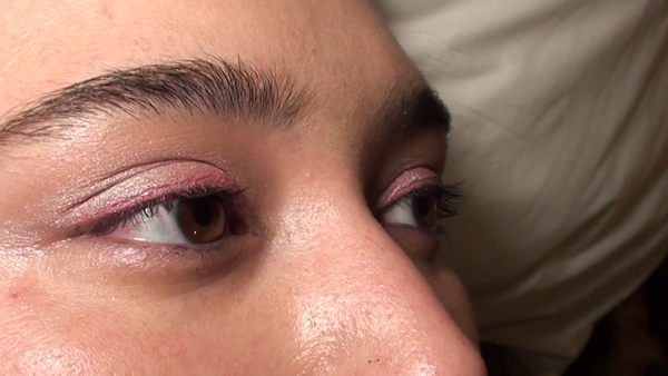 a girl talking about sex and masturbating