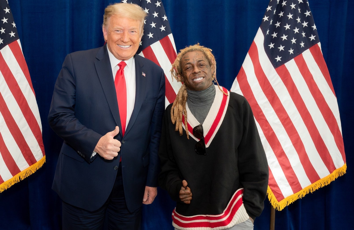 Donald Trump and Lil Wayne