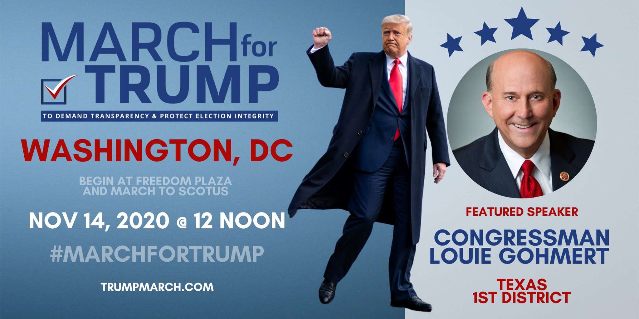 promo : March For Trump in Washington DC