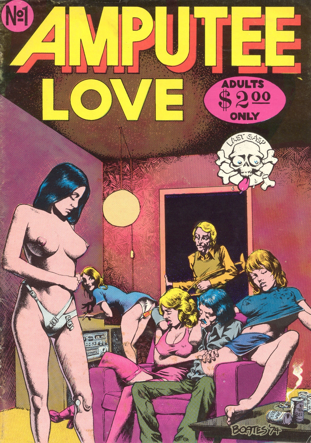 a Last Gasp comic book : Amputee Love [ 1 ]