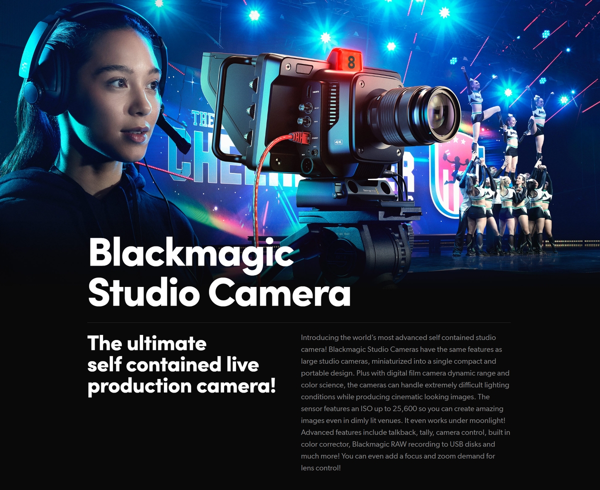 promo : Blackmagic Studio Camera
