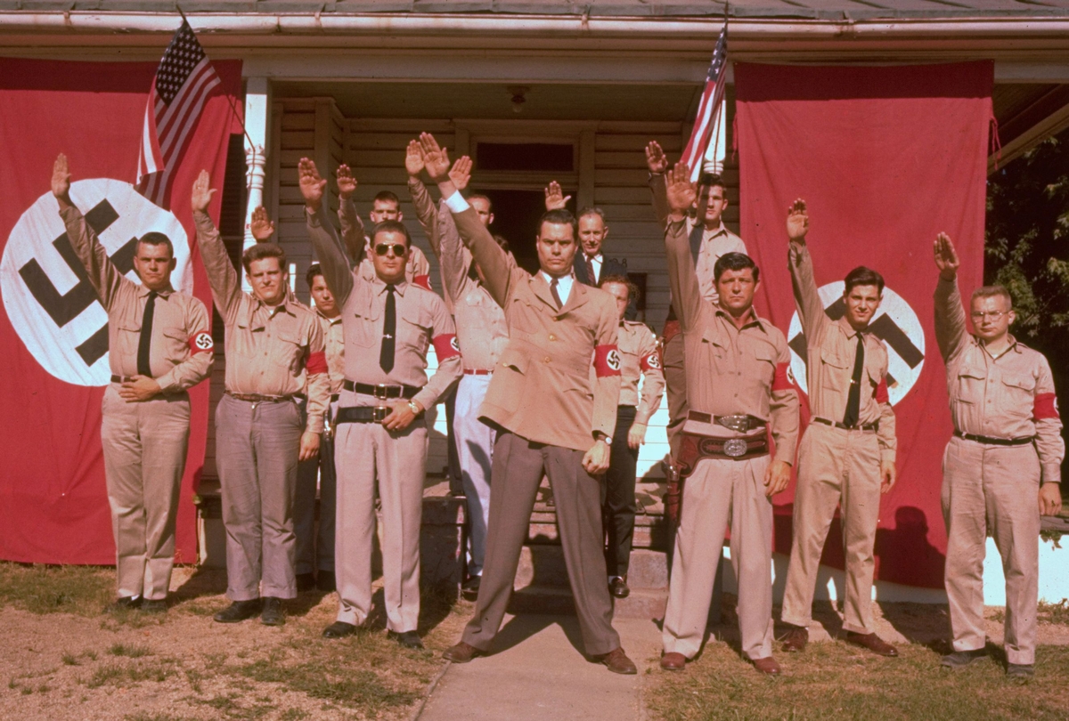 George Lincoln Rockwell with members of The American Nazi Party