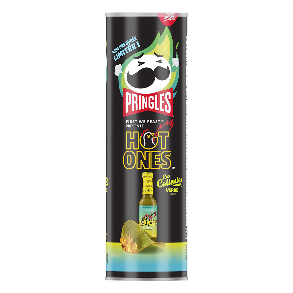 Pringles Scorchin Hot Ones : Los Calientes Verde