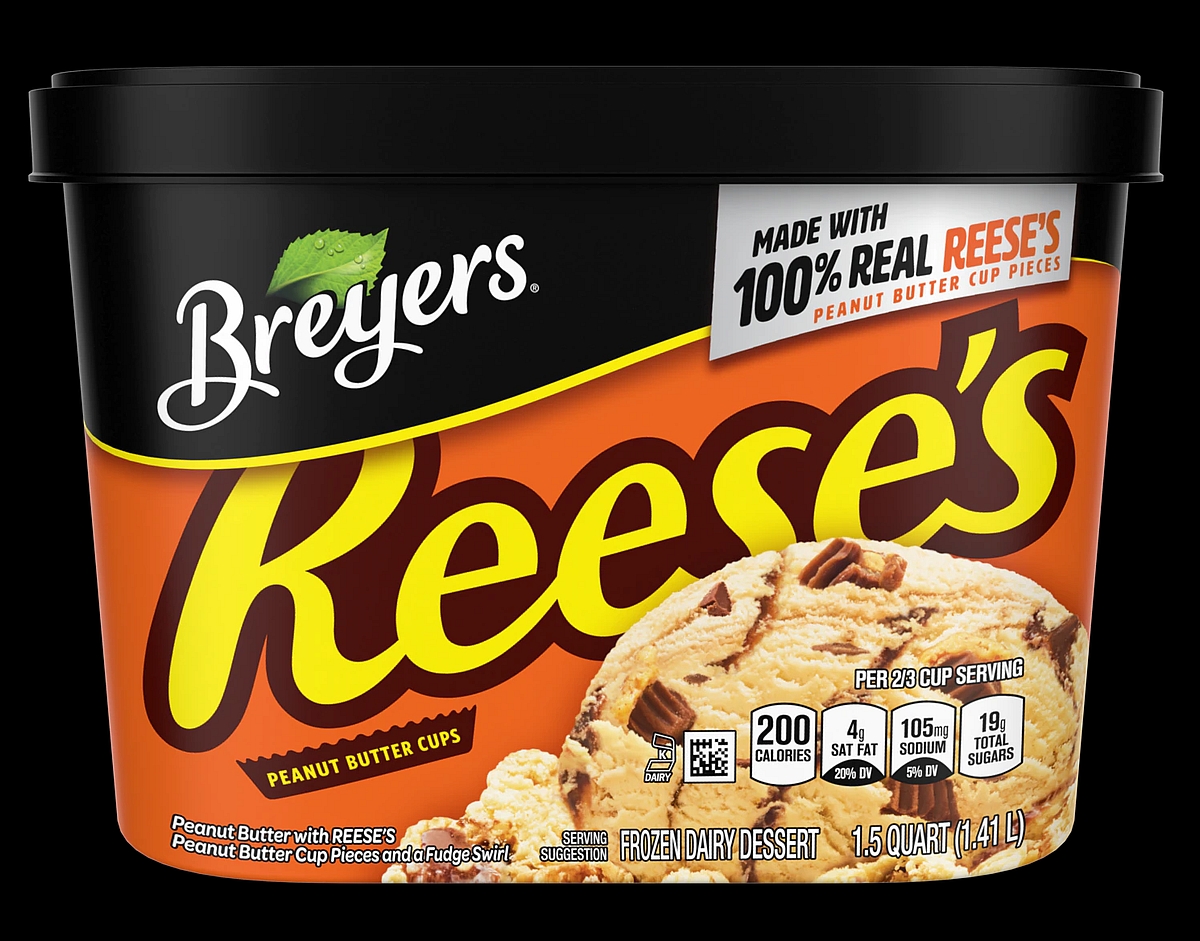 Breyers Frozen Dairy Dessert : Reese's Peanut Butter Cups