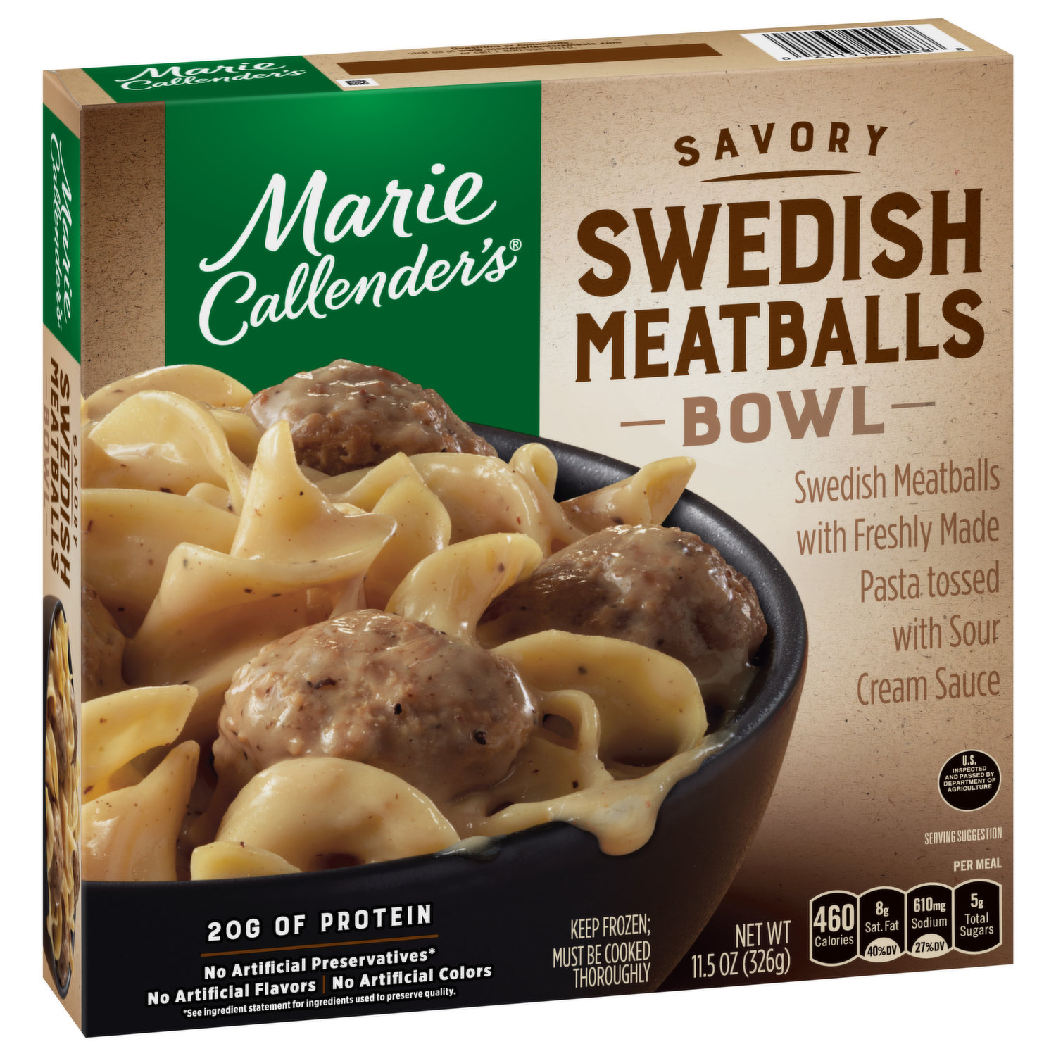 Marie Callender's Savory Swedish Meatballs Bowl