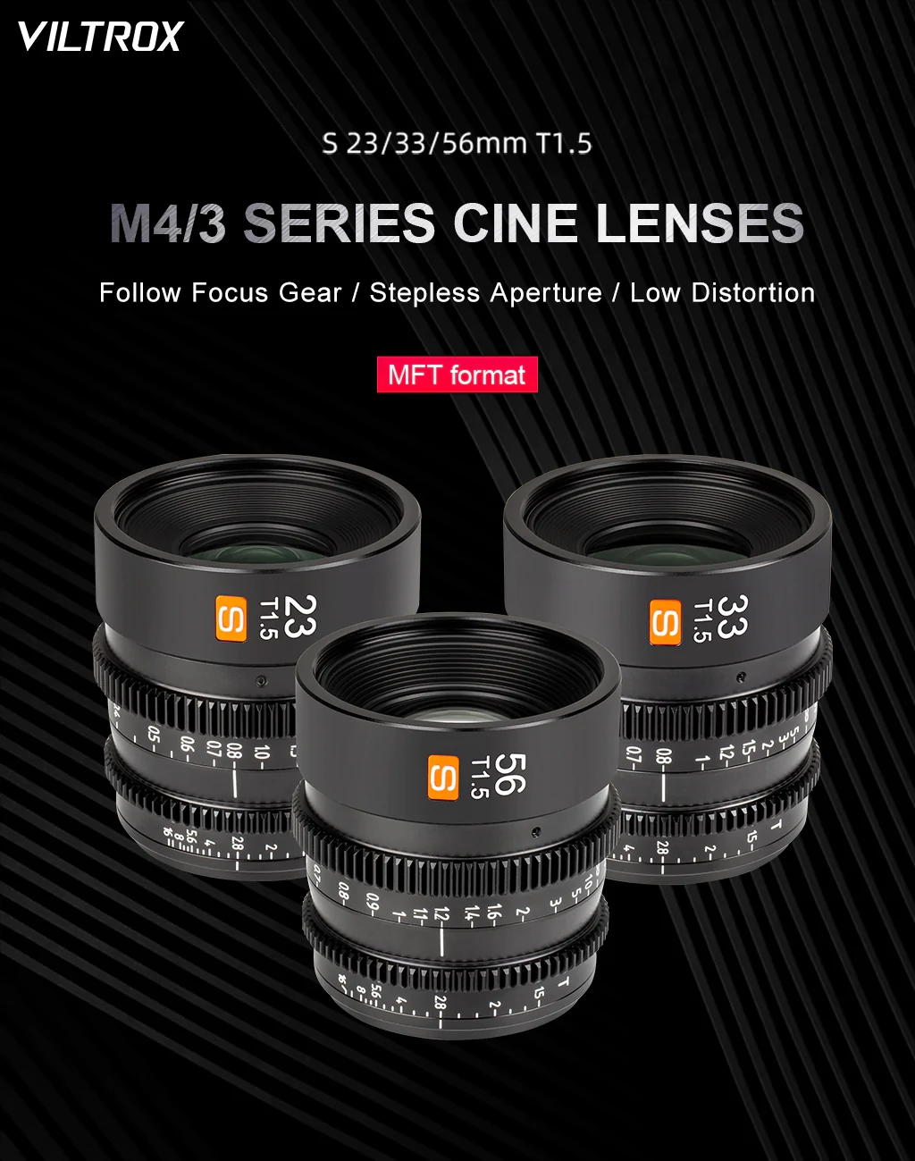 promo : Viltrox Micro Four Third Series Cine Lenses