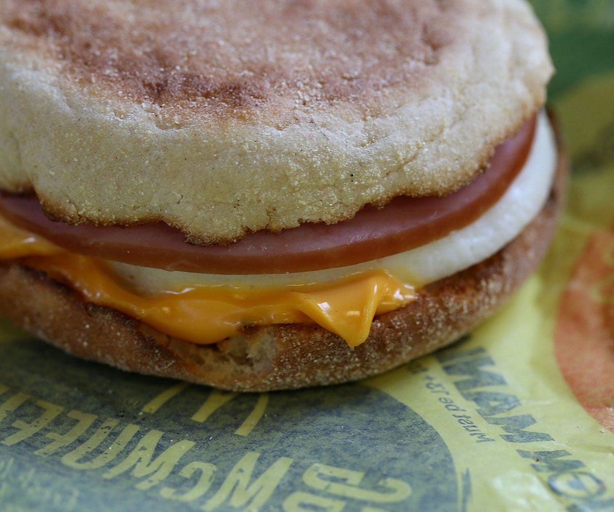 an Egg McMuffin