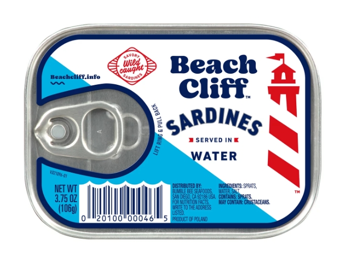 Beach Cliff Sardines [ In Water ]
