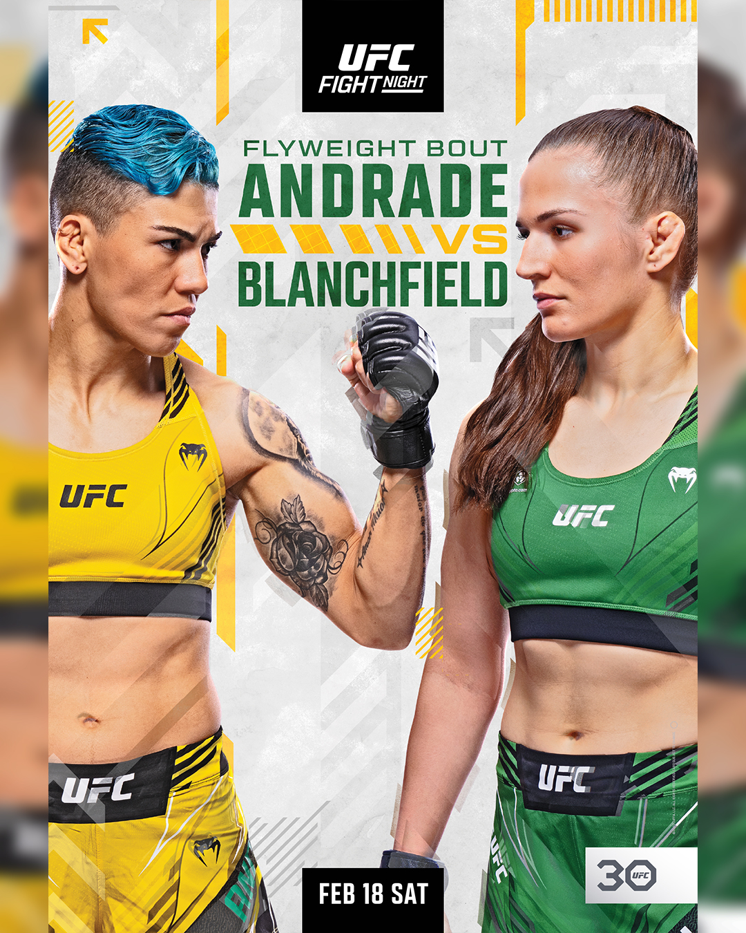 promo : UFC Fight Night [ Jéssica Andrade versus Erin Blanchfield ]