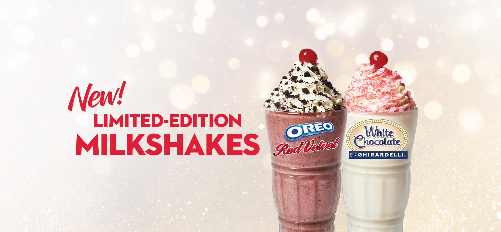 promo : limited-edition milkshakes at Steak N Shake