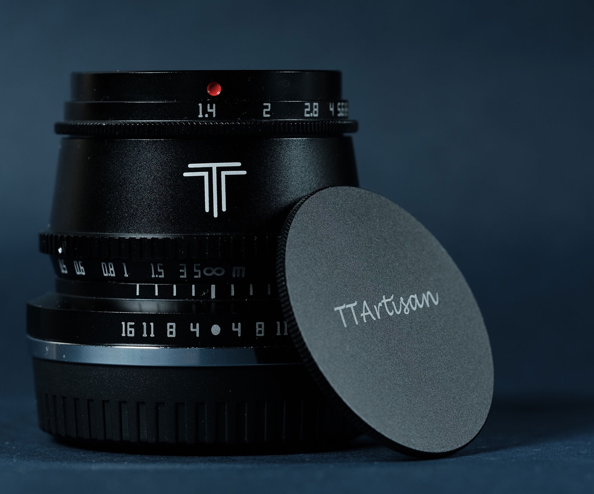 a TTArtisan 35-millimeter F1.4 lens