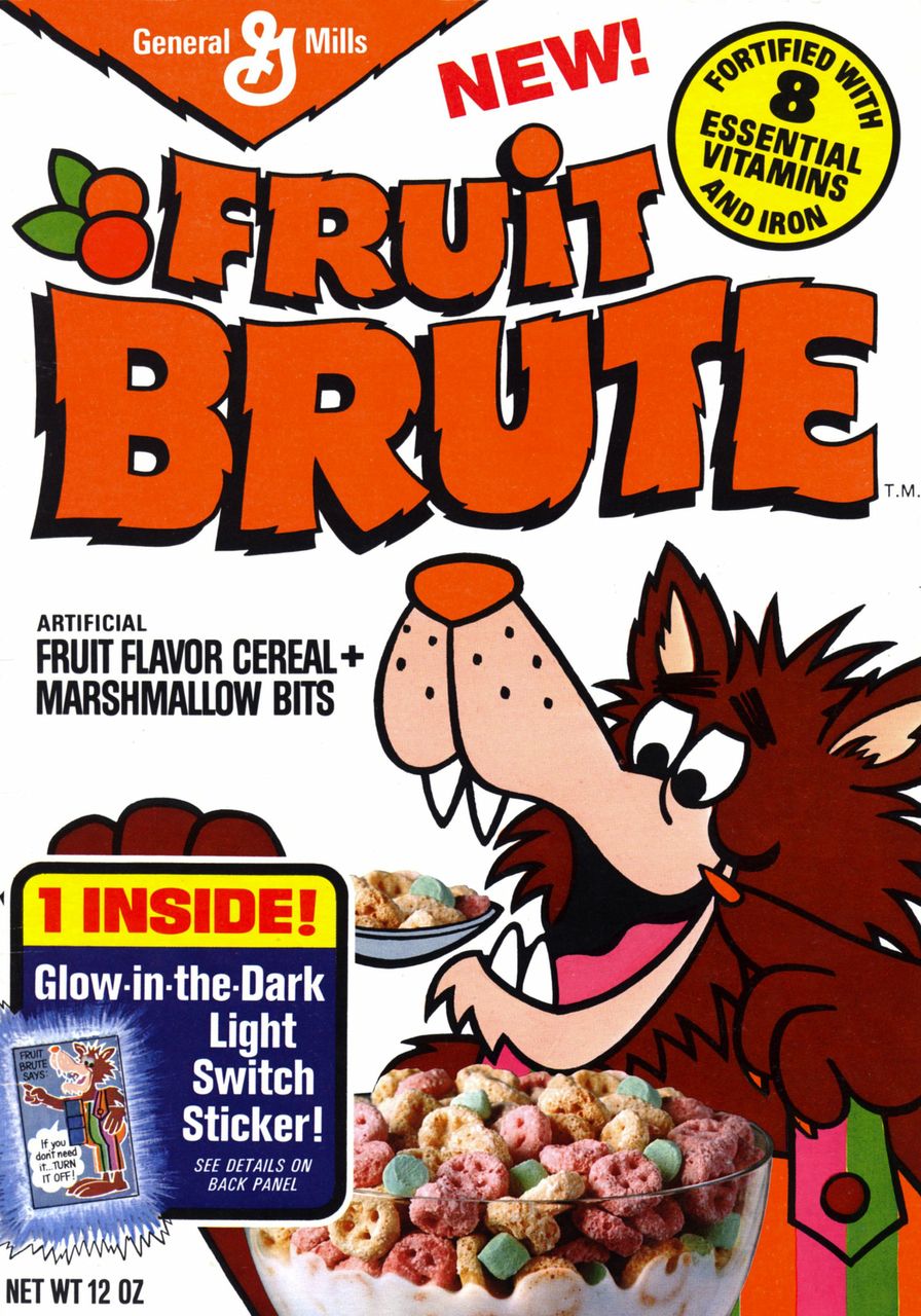 the front of a box of Fruit Brute