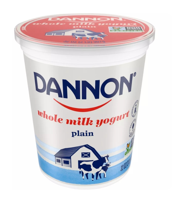 Dannon Plain Whole Milk Yogurt