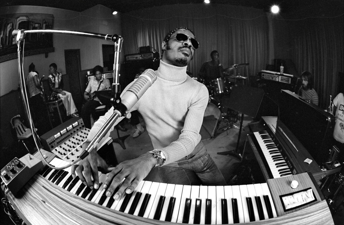 Stevie Wonder at The Hit Factory