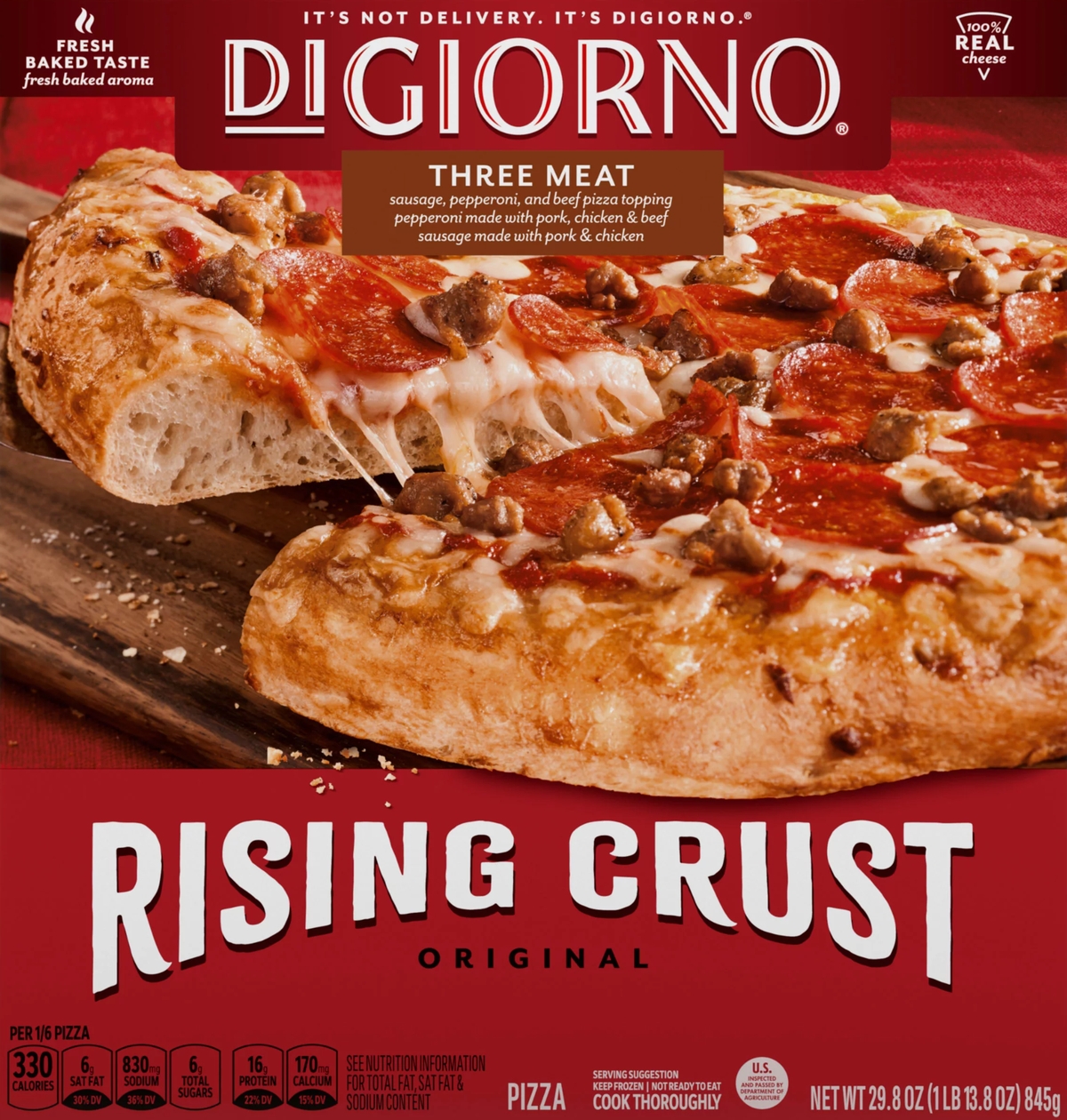 DiGiorno Rising Crust Pizza : Three Meat