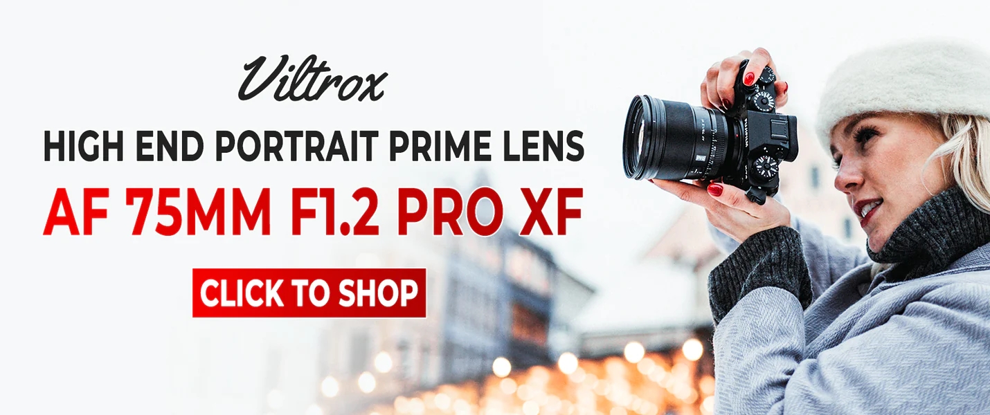 promo : the Viltrox AF 75-millimeter F1.2 Pro XF lens