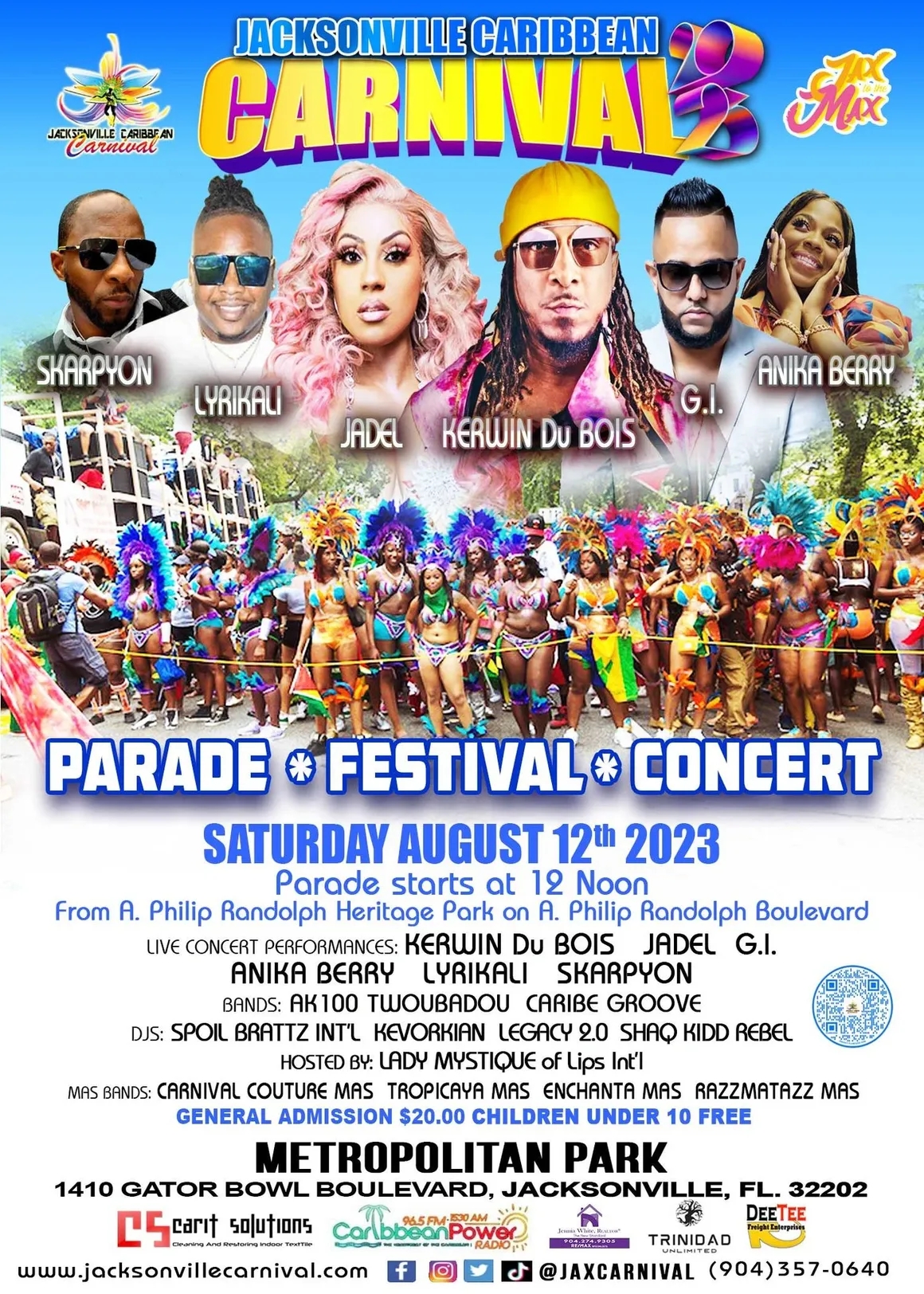 promo : Jacksonville Caribbean Carnival 2023
