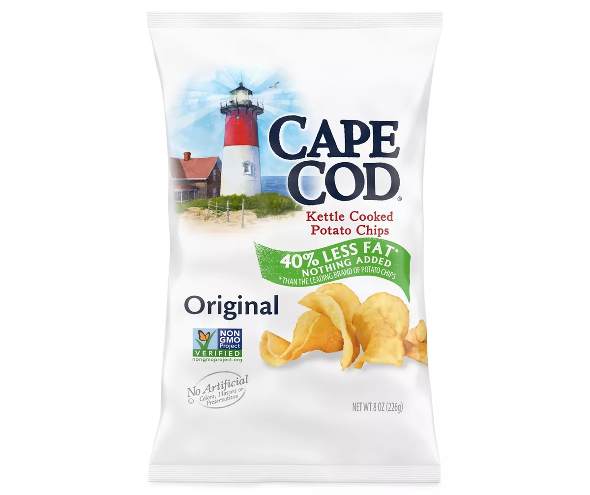 Cape Cod Kettle Cooked Potato Chips : Original [ 40% Less Fat ]