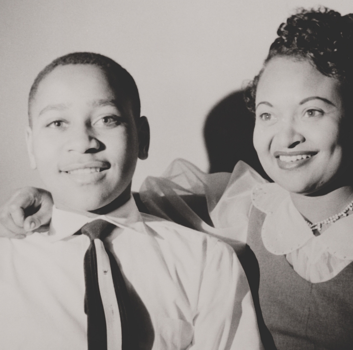 Emmett Till and his mother