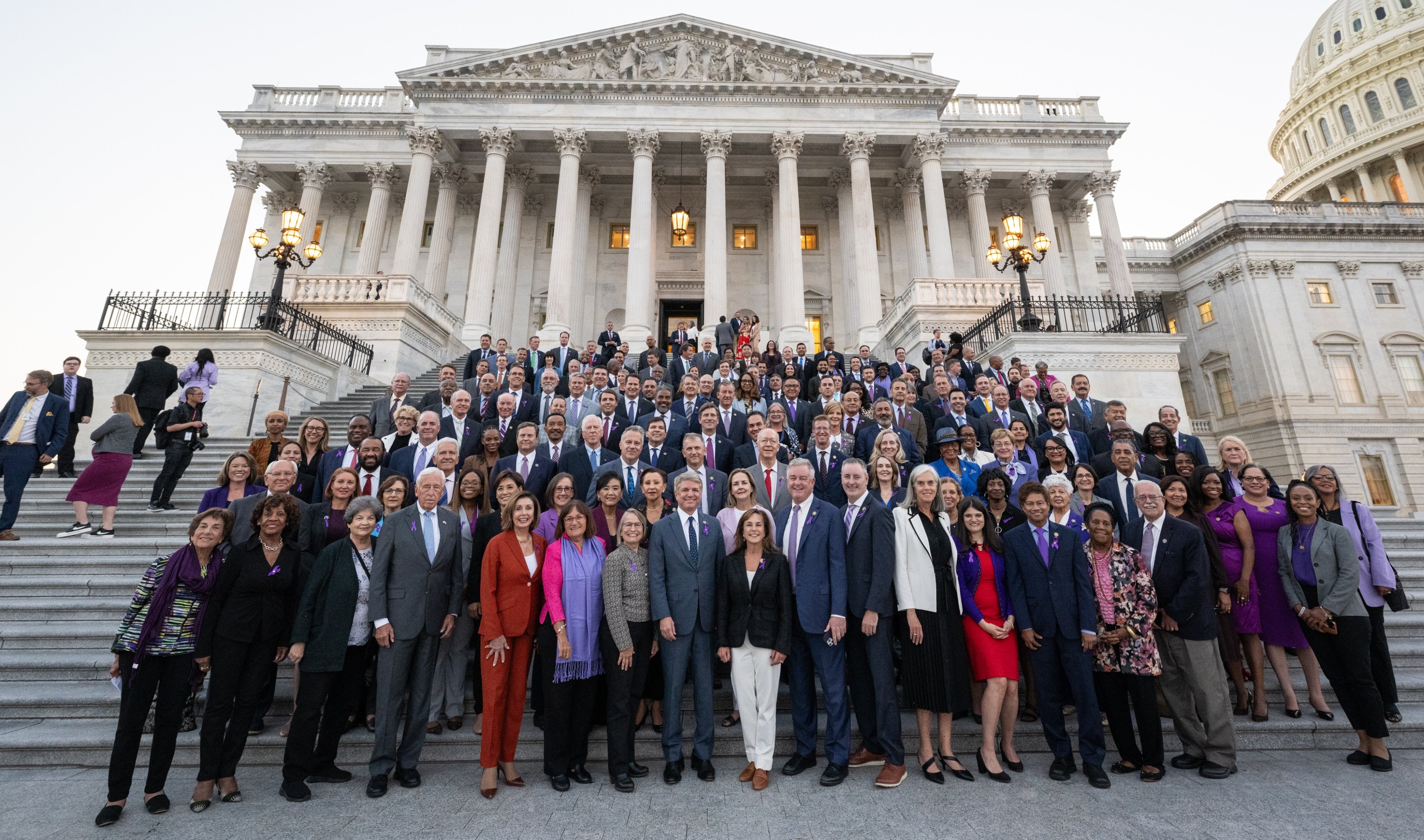 US Congress members celebrating National Recovery Month