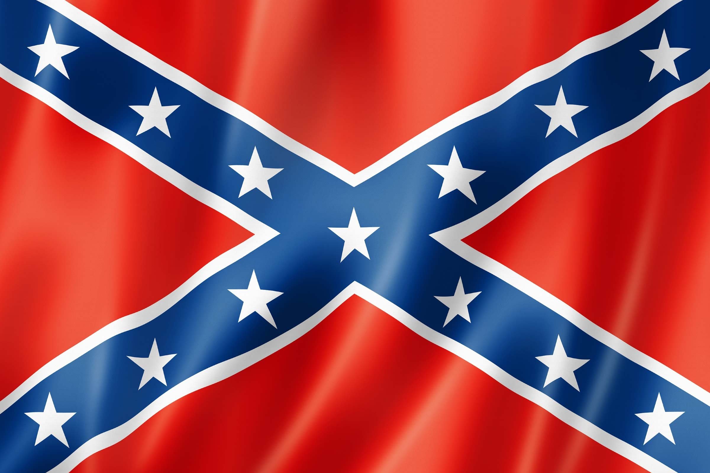 a Confederate States flag