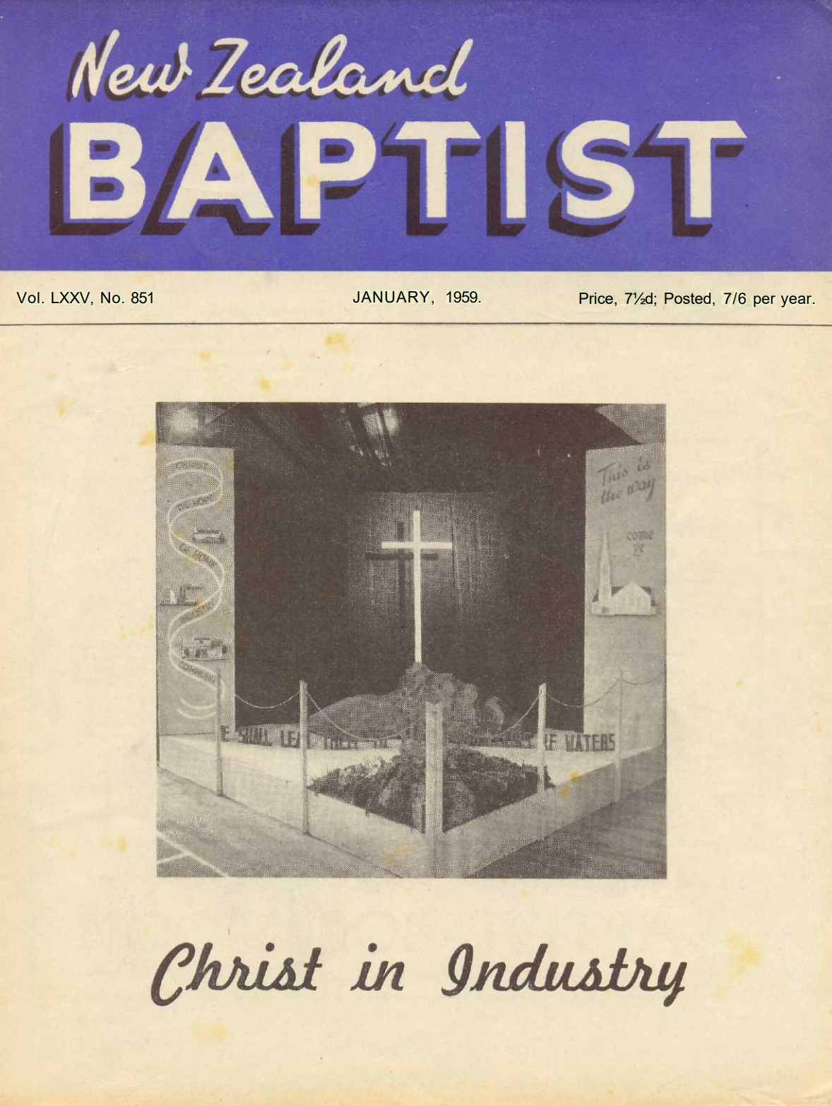 an issue of New Zealand Baptist
