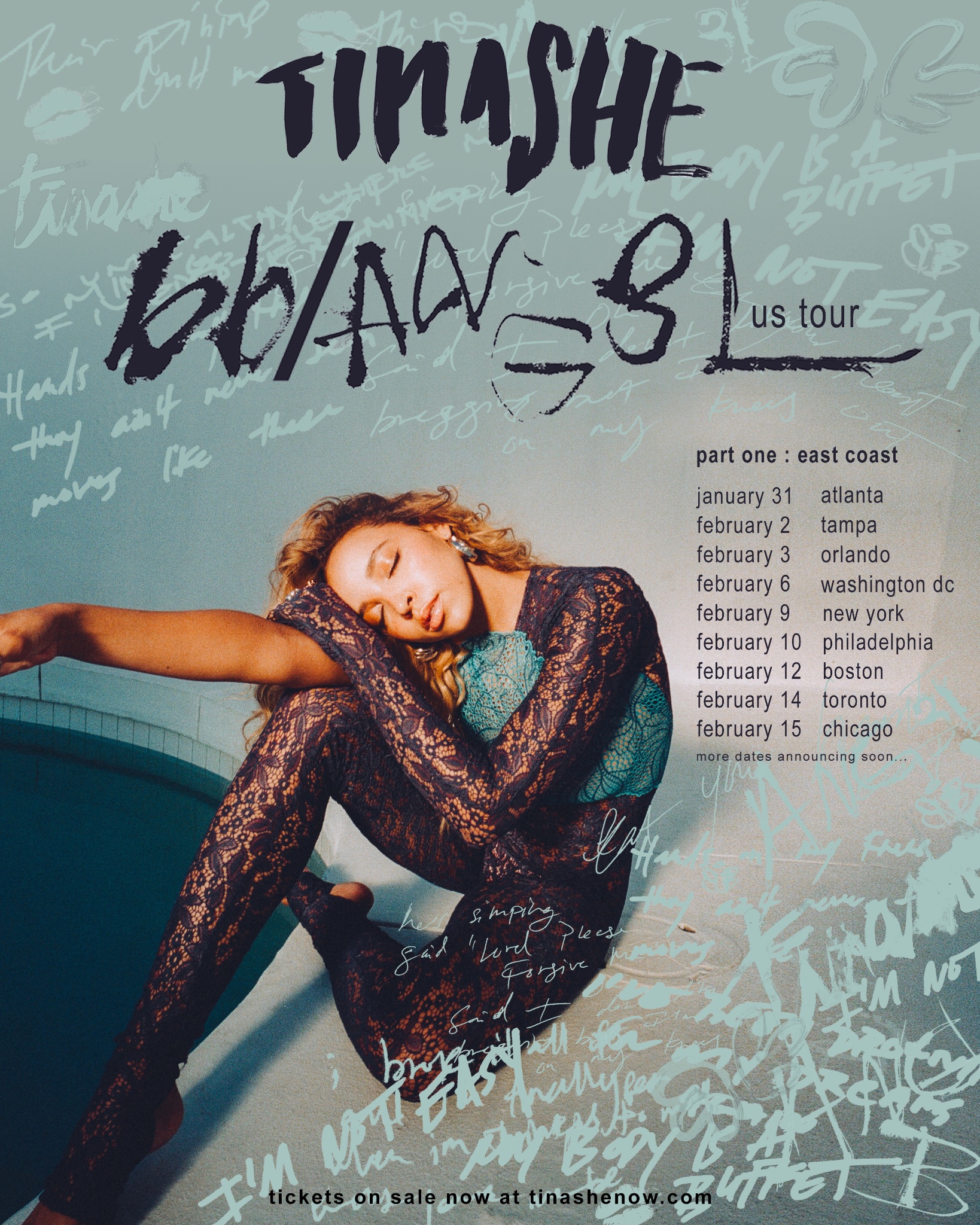 promo : Tinashe's BB Angel US tour
