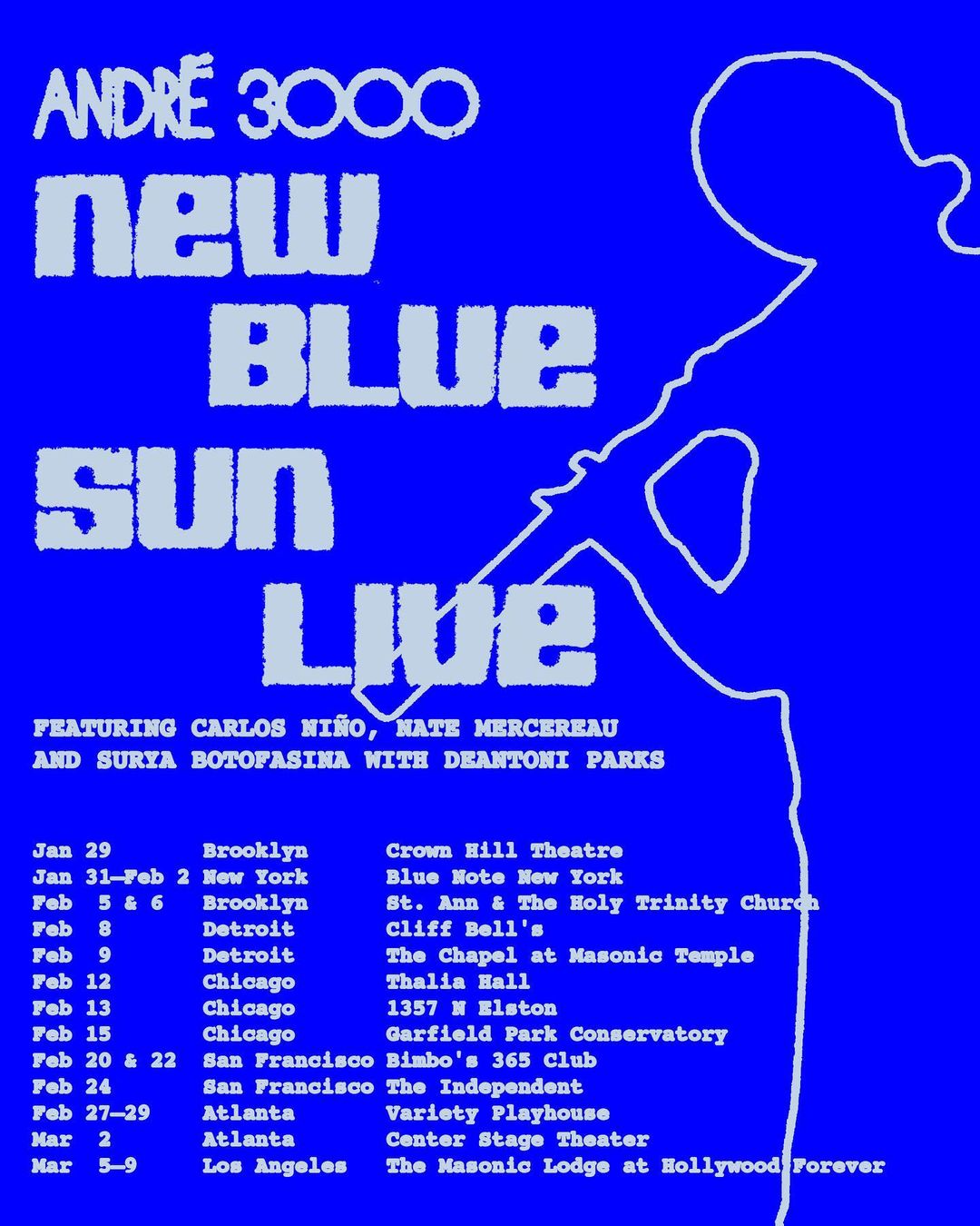 promo : André 3000's New Blue Sun Live tour