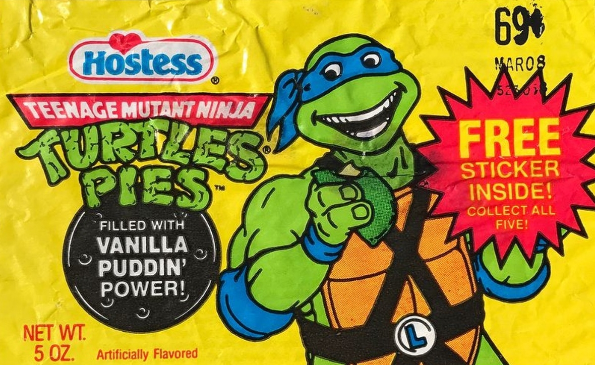 a Hostess Turtles Pies wrapper