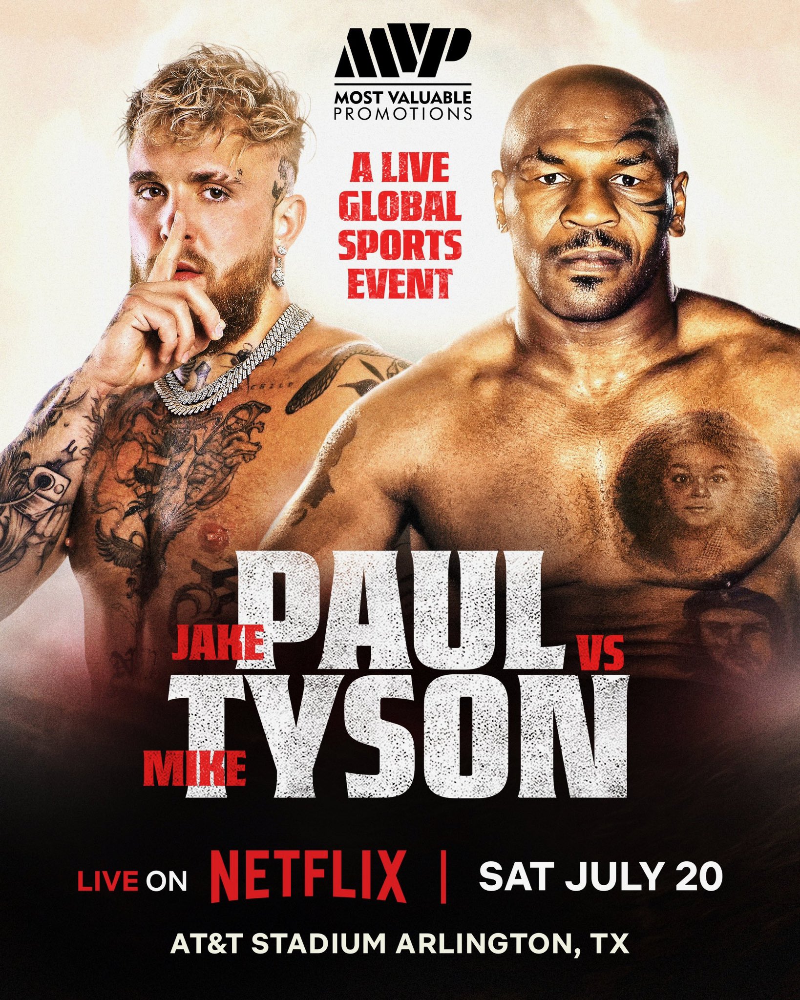 promo : Paul Versus Tyson on Netflix