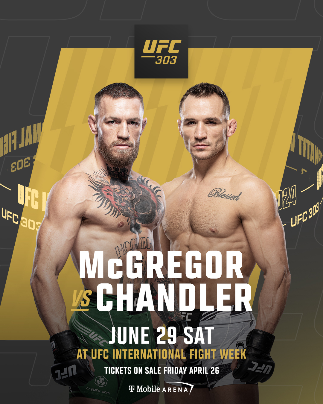 promo : Conor McGregor versus Michael Chandler at UFC 303