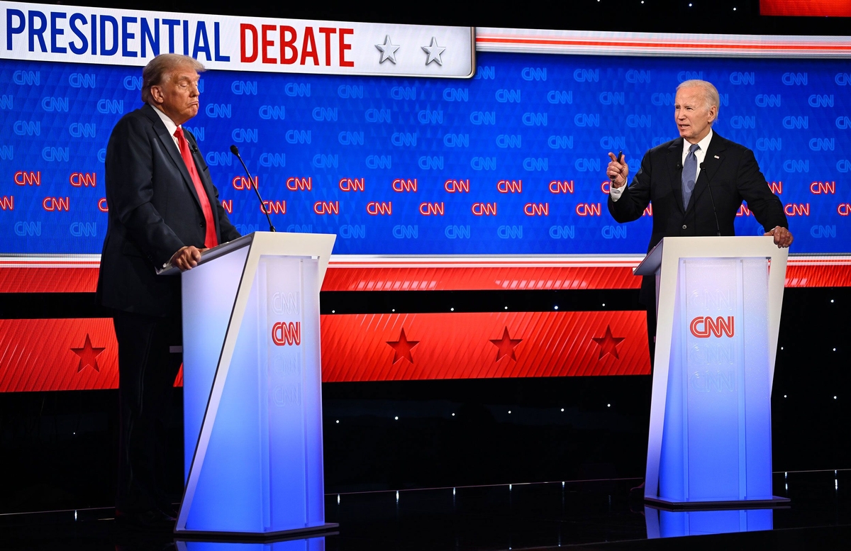 video review : a CNN Presidential Debate [ 2024 June 27 ] : Joe Biden versus Donald Trump