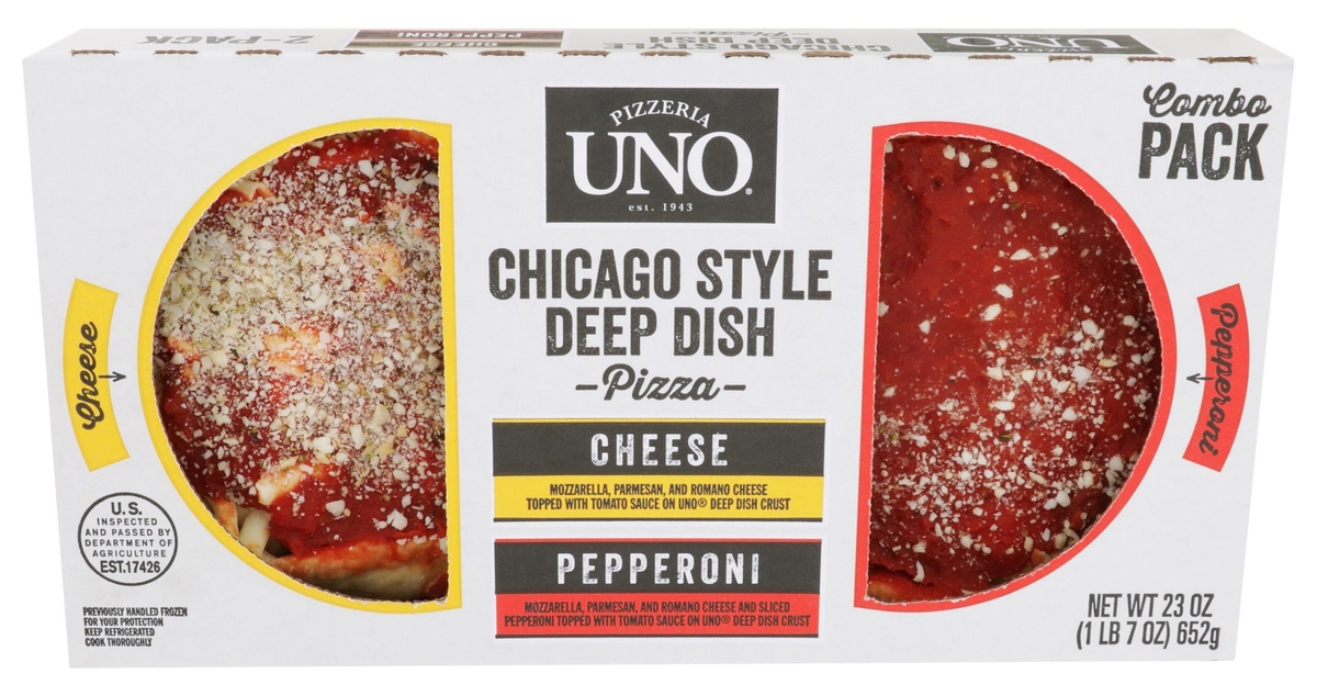 Uno Pizzeria Chicago Style Deep Dish Pizza : Cheese | Pepperoni