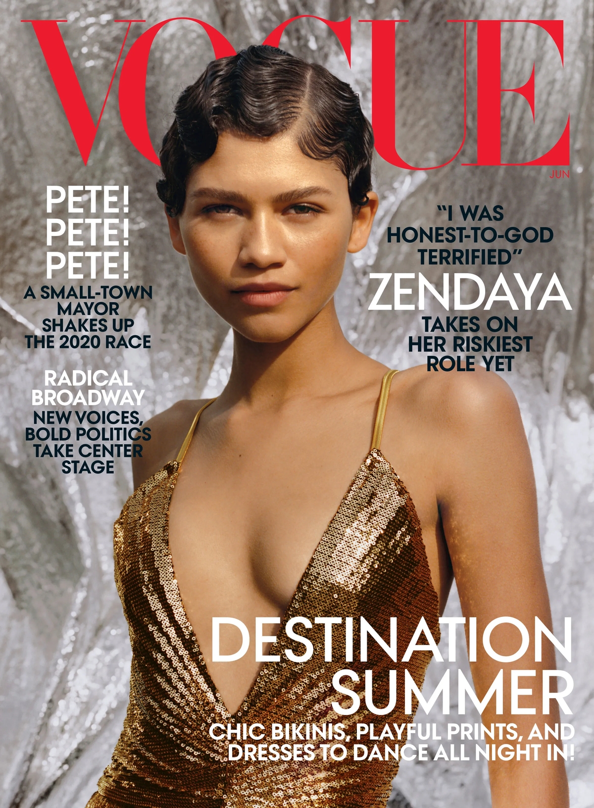 Zendaya on the cover of Vogue