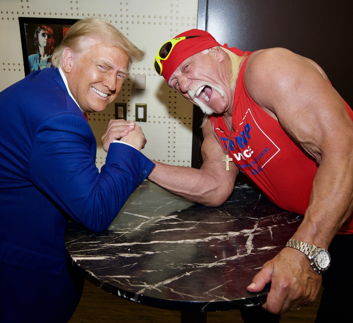 Donald Trump and Hulk Hogan