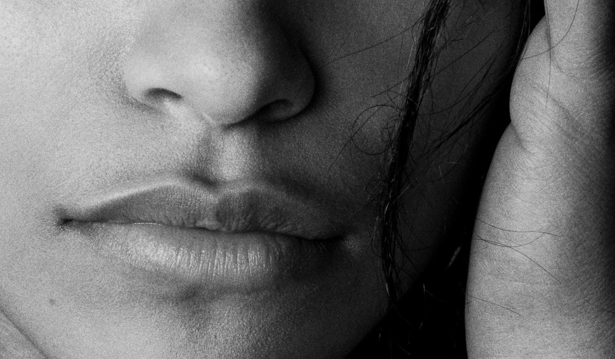 Zazie Beetz's nose and lips