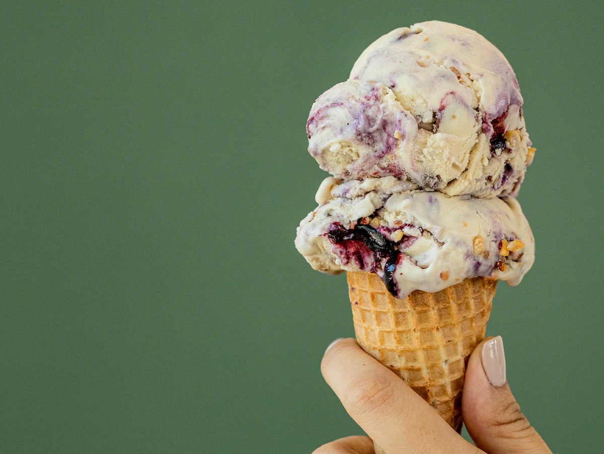 peanut butter and jelly ice cream