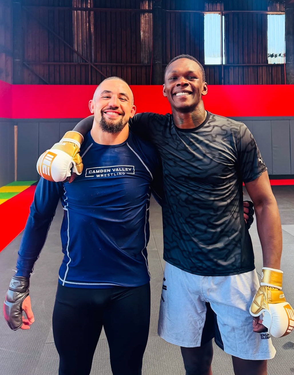 Robert Whittaker and Israel Adesanya