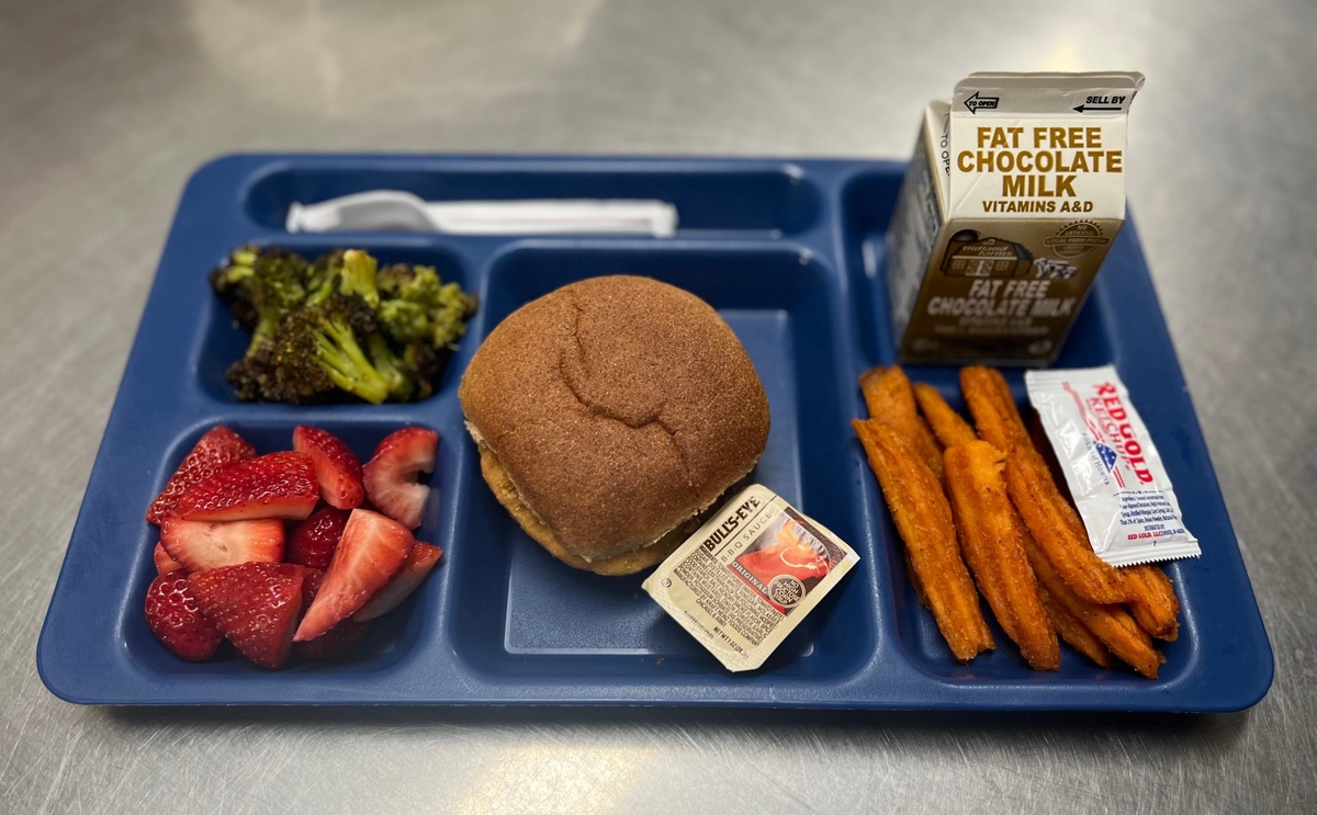 an East Greenbush Central School lunch
