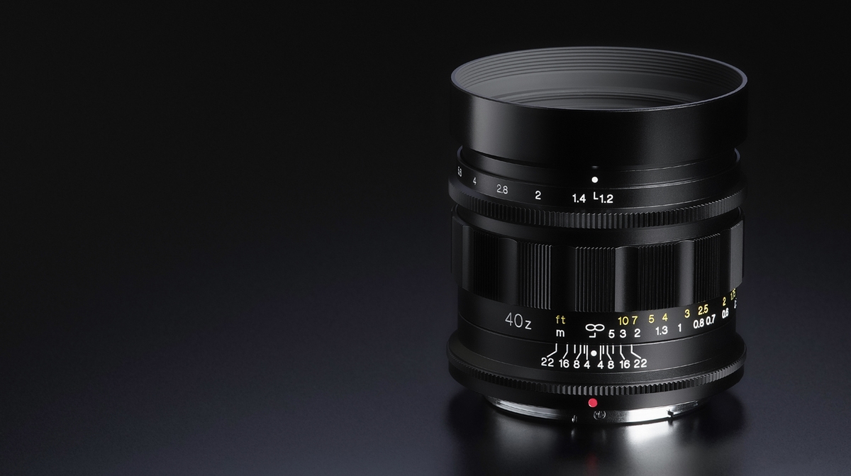 a Voigtländer Nokton 40-millimeter F1.2 lens