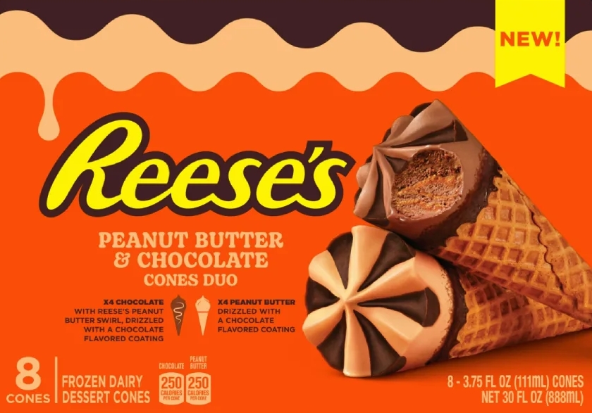 Reese's Peanut Butter And Chocolate Cones Duo