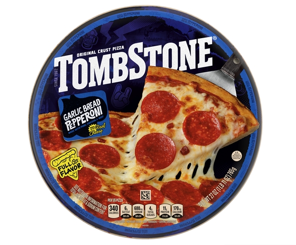 TombStone Original Crust Pizza : Garlic Bread Pepperoni