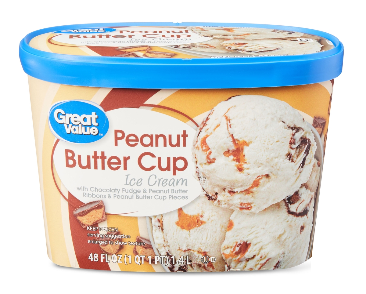 Great Value Ice Cream : Peanut Butter Cup