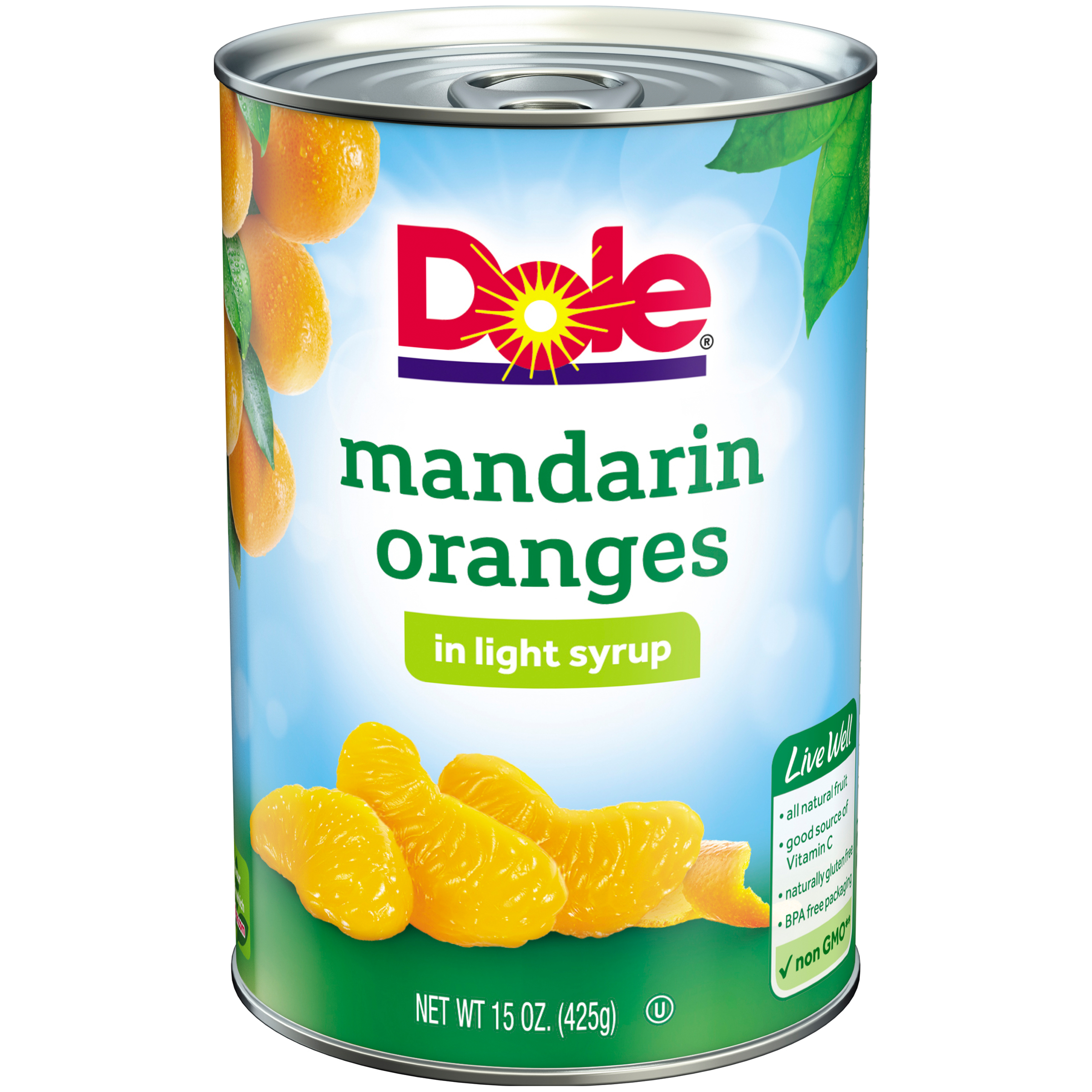Dole Mandarin Oranges In Light Syrup