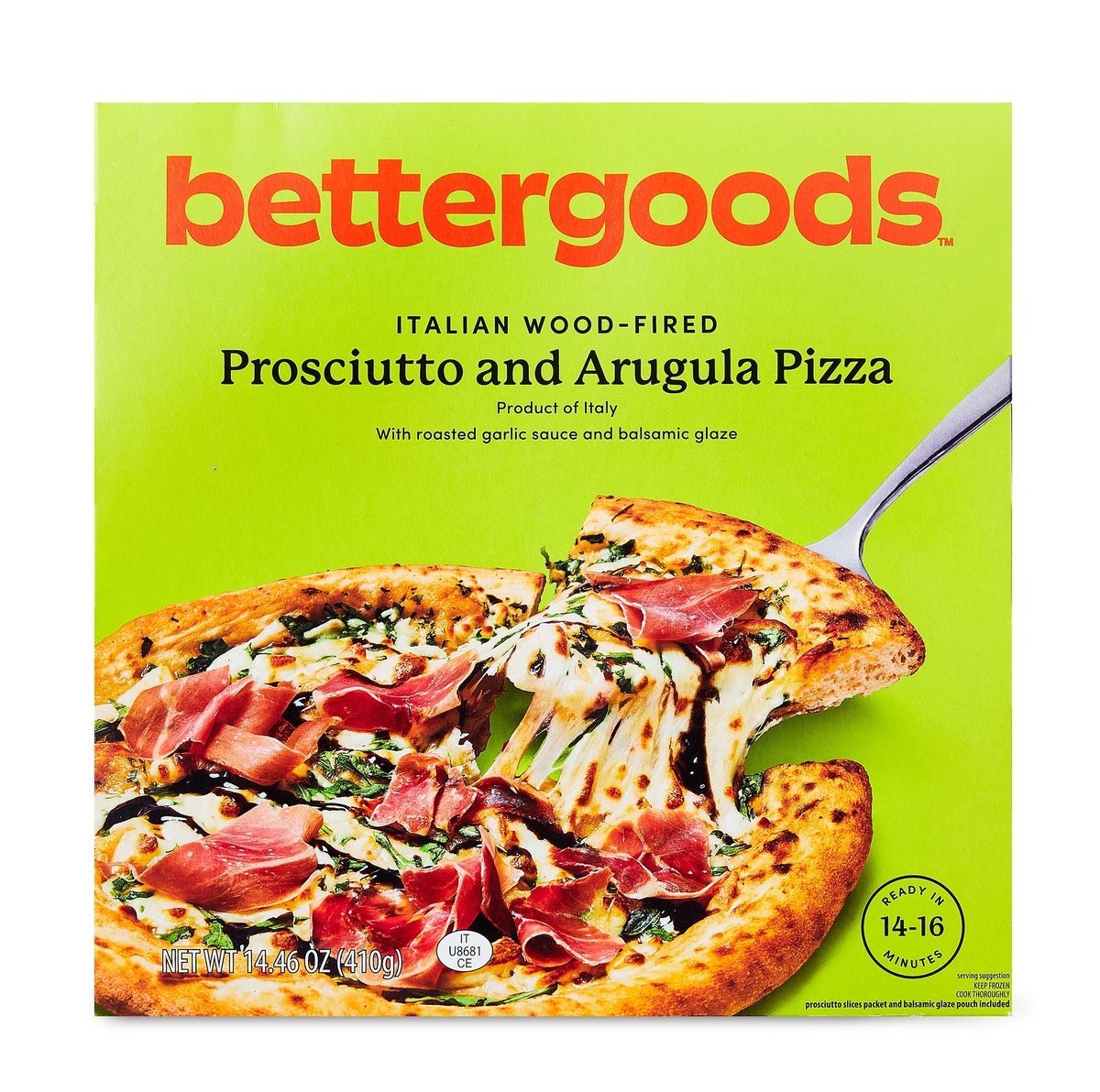 Bettergoods Prosciutto And Arugula Pizza