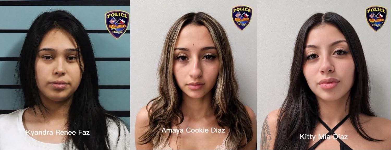 mugshots of the girls who allegedly murdered Caroline Peña in Del Rio