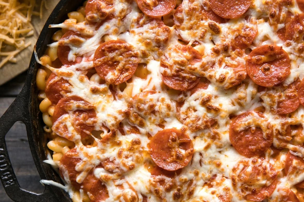 pepperoni mac and cheese