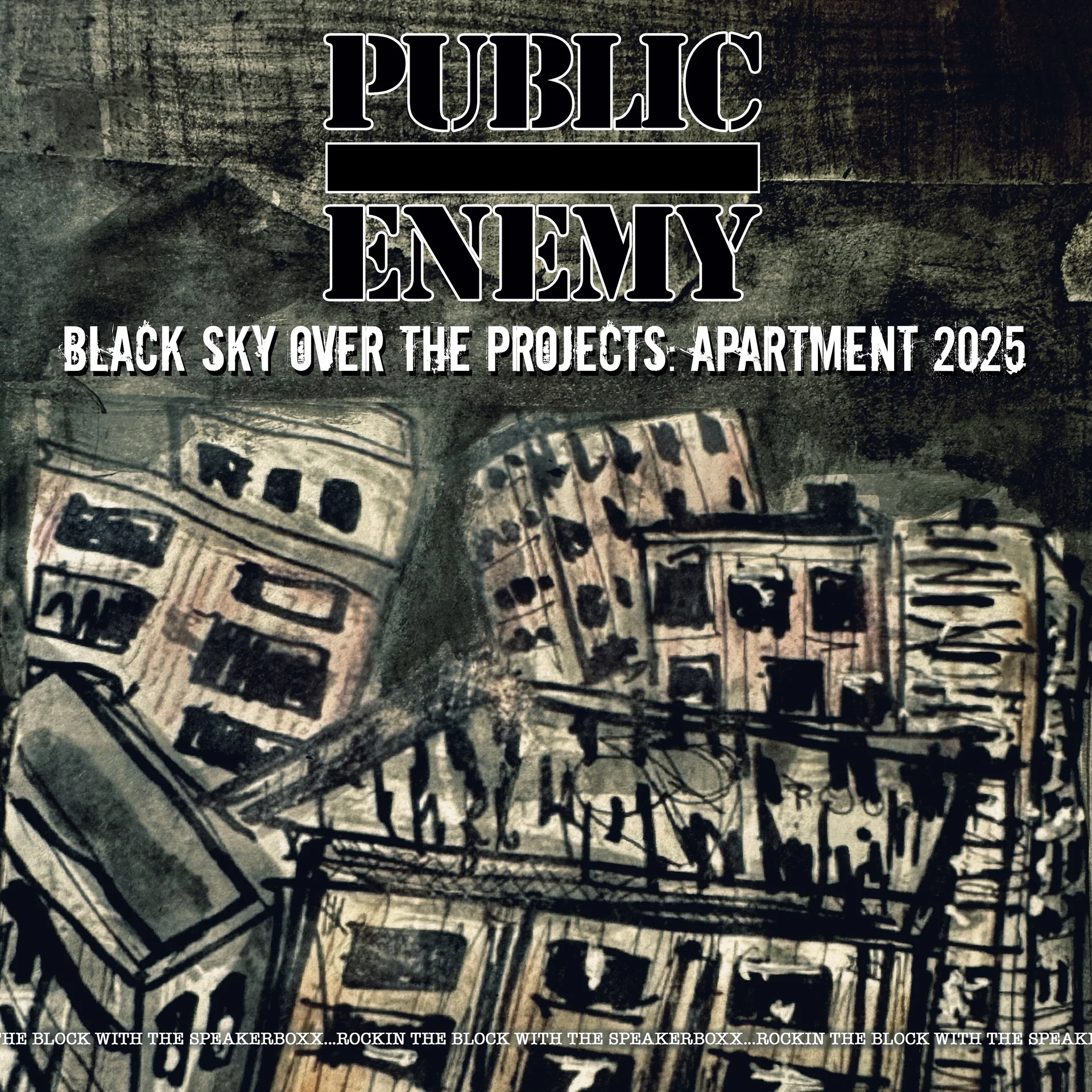 audio review : Black Sky Over The Projects [ Apartment 2025 ] ( album ) ... Public Enemy