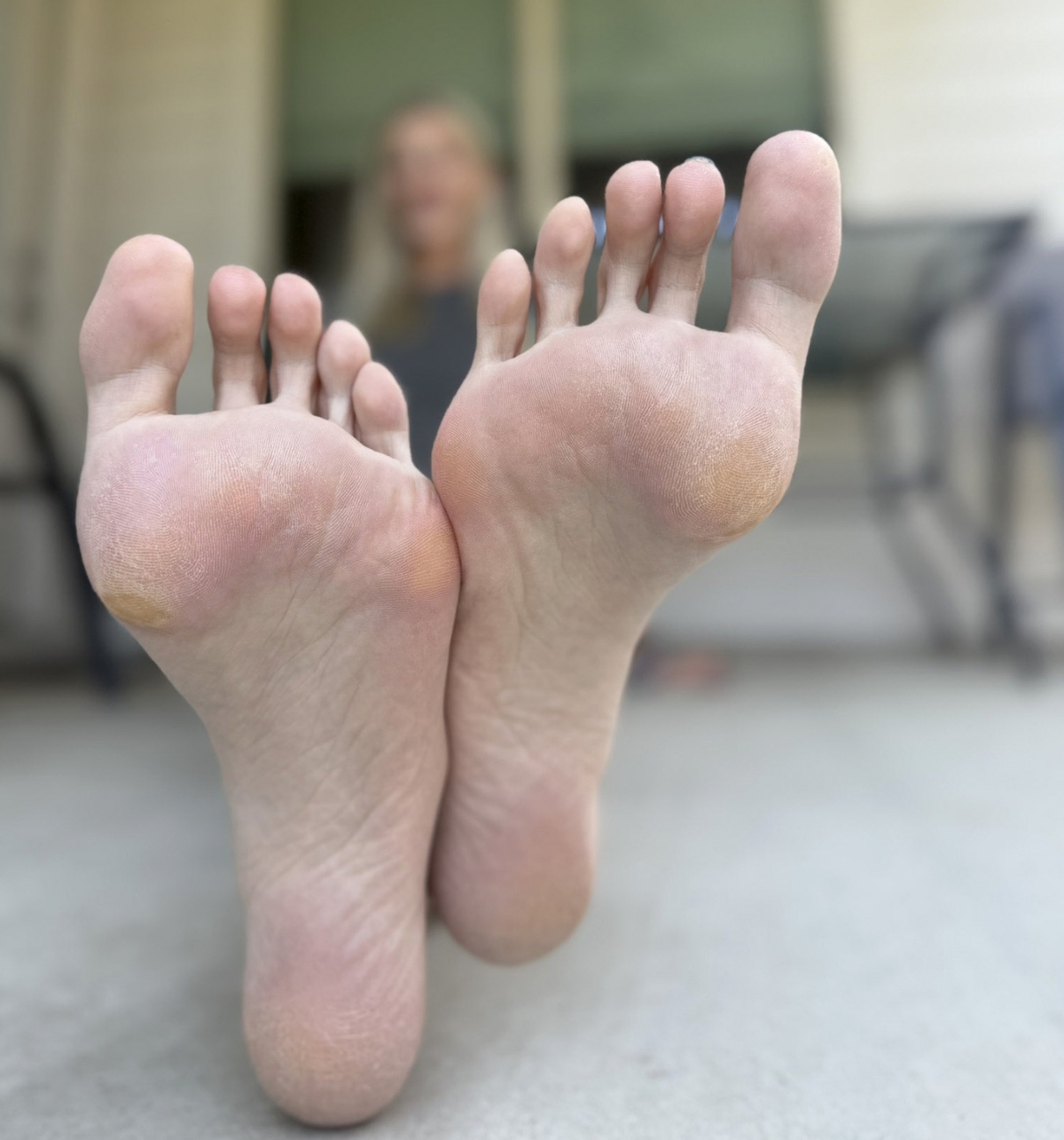 Nancy Mulkey's feet
